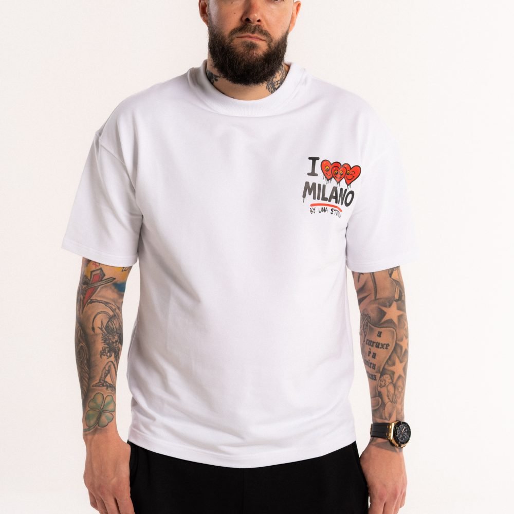 White T-Shirt Raw Elements