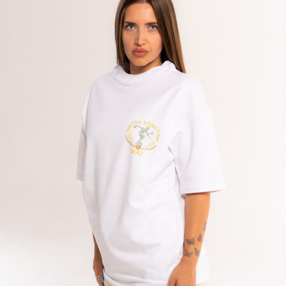 White T-Shirt Raw Elements