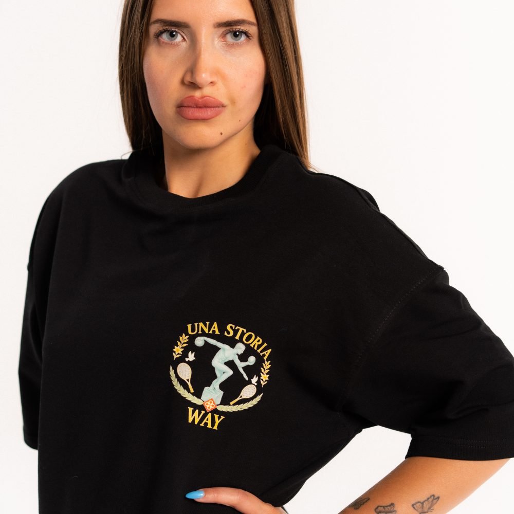 Black T-Shirt Raw Elements