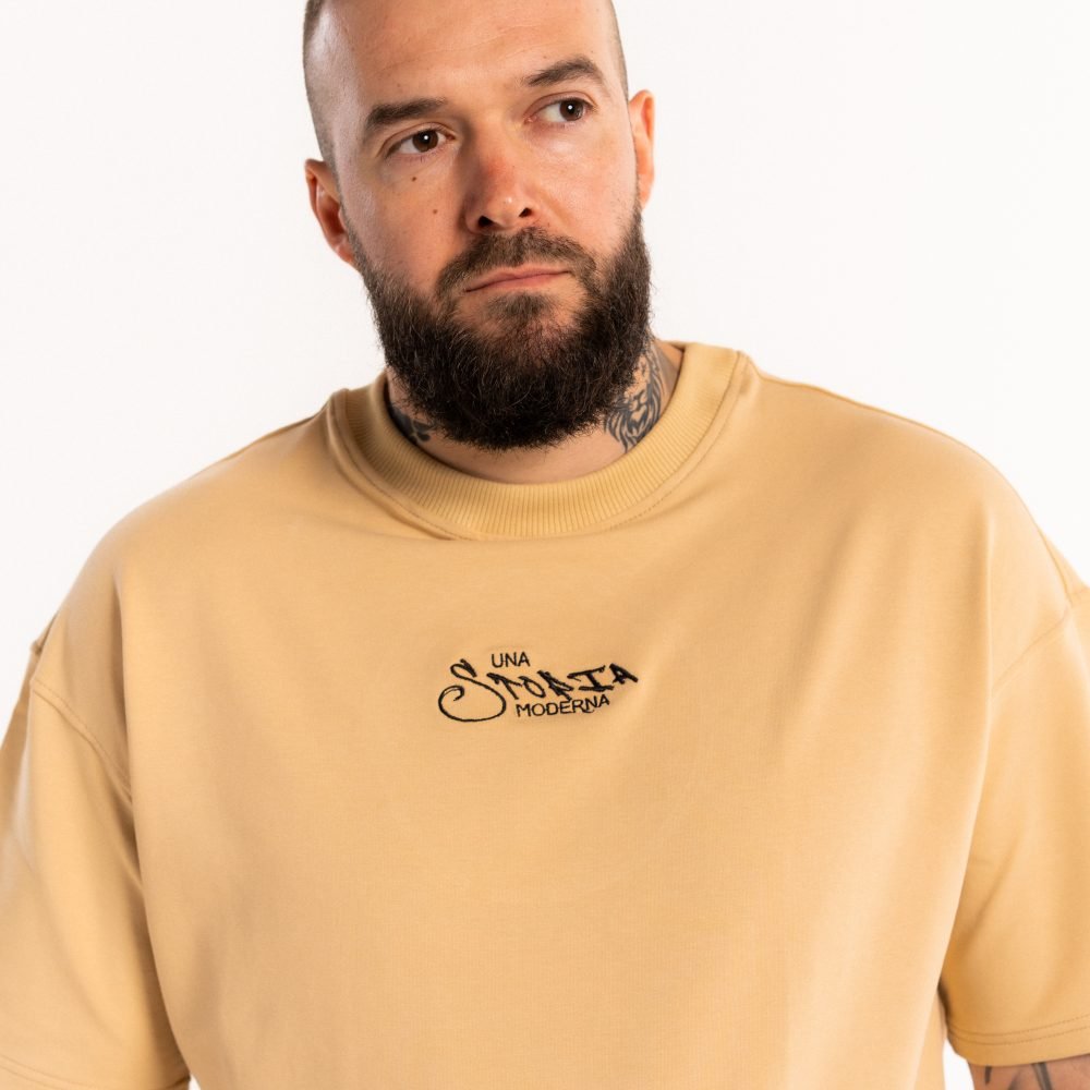 Beige T-Shirt Raw Elements